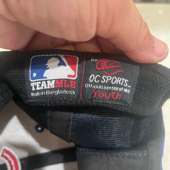 MLB Youth Chicago Cubs Baseball hat (w/my son’s name in it) Great used condition - Picture 3 of 4